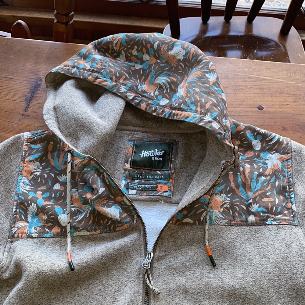 Howler Bros full zip hoodie